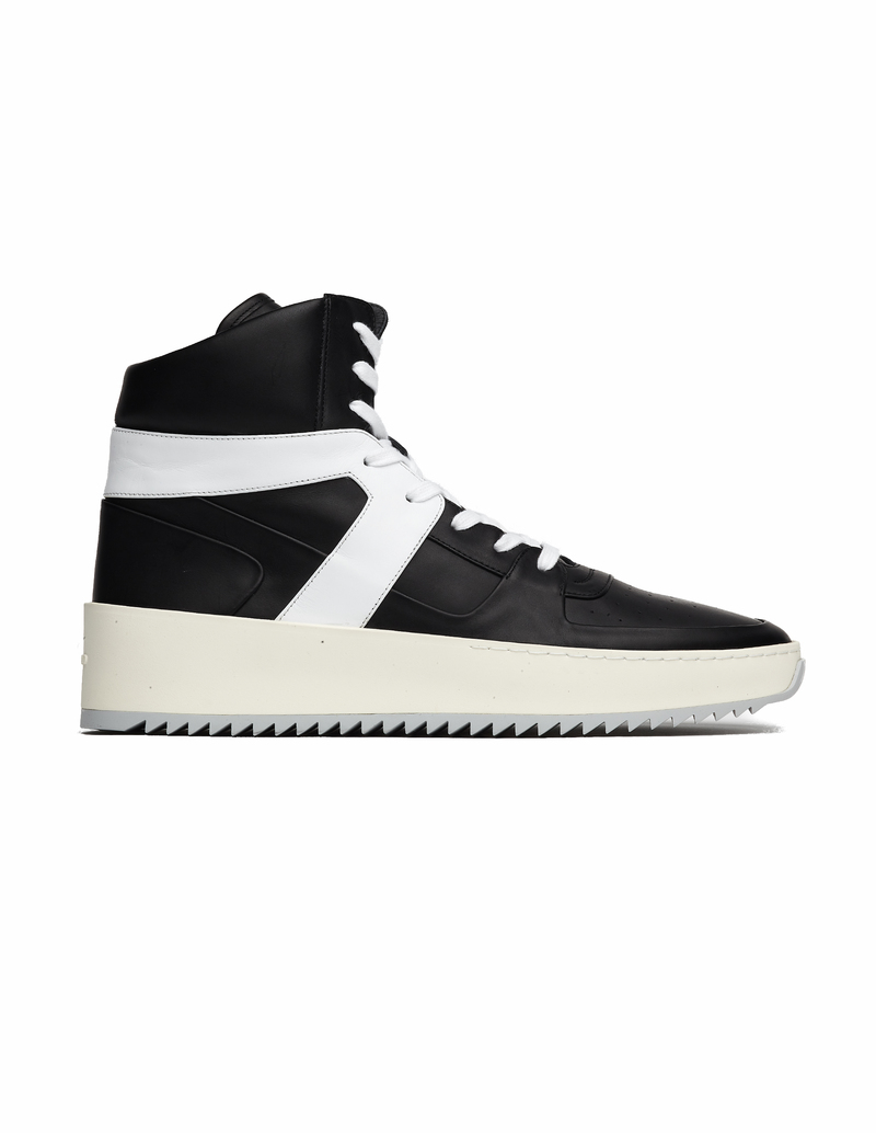 Fear of God Basketball High Top Leather Sneakers BLACK Garmentory