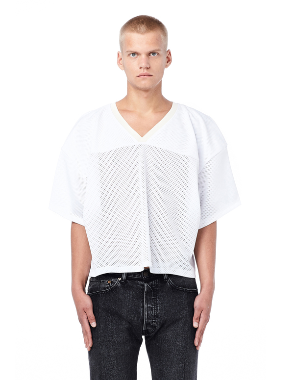 関税・送料込 Fear Of God Mesh Football シャツ Fear of God Mesh Football Jersey T-Shirt - White | Garmentory