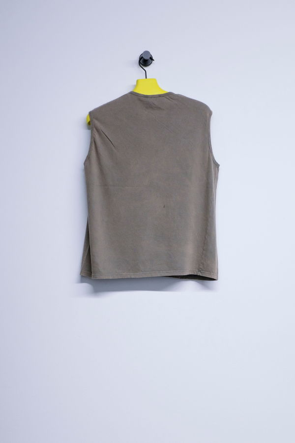 Gabriela Coll Garments No.33 Dust Organic Cotton Sleeveless T-Shirt