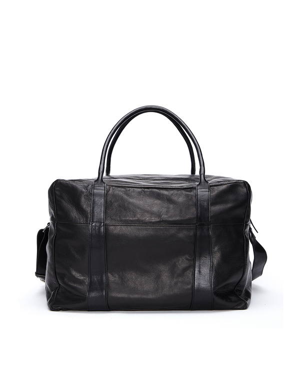 Ann Demeulemeester Leather Weekend Bag - BLACK | Garmentory