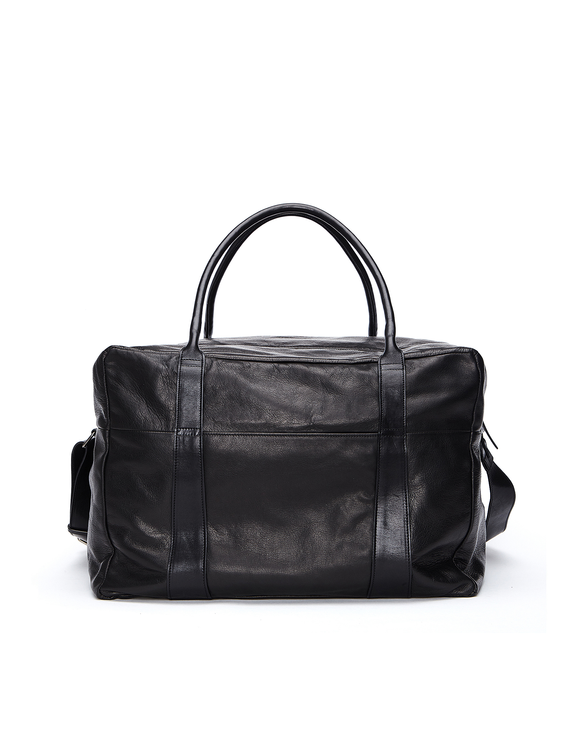 Ann Demeulemeester Leather Weekend Bag - BLACK | Garmentory