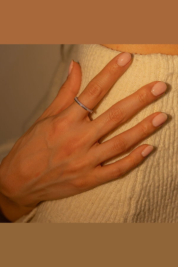 Milk & Rose Gemini Gem Ring