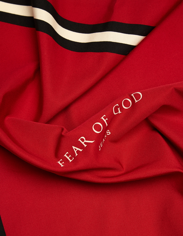 Fear of God Printed silk blend bandana - RED | Garmentory