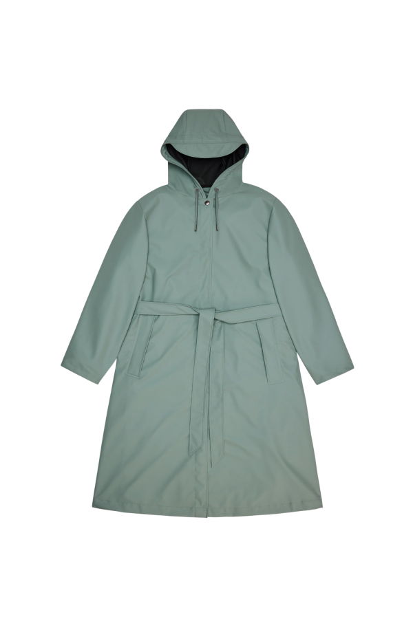 Rains A-Line Longer Jacket W3 - Sage