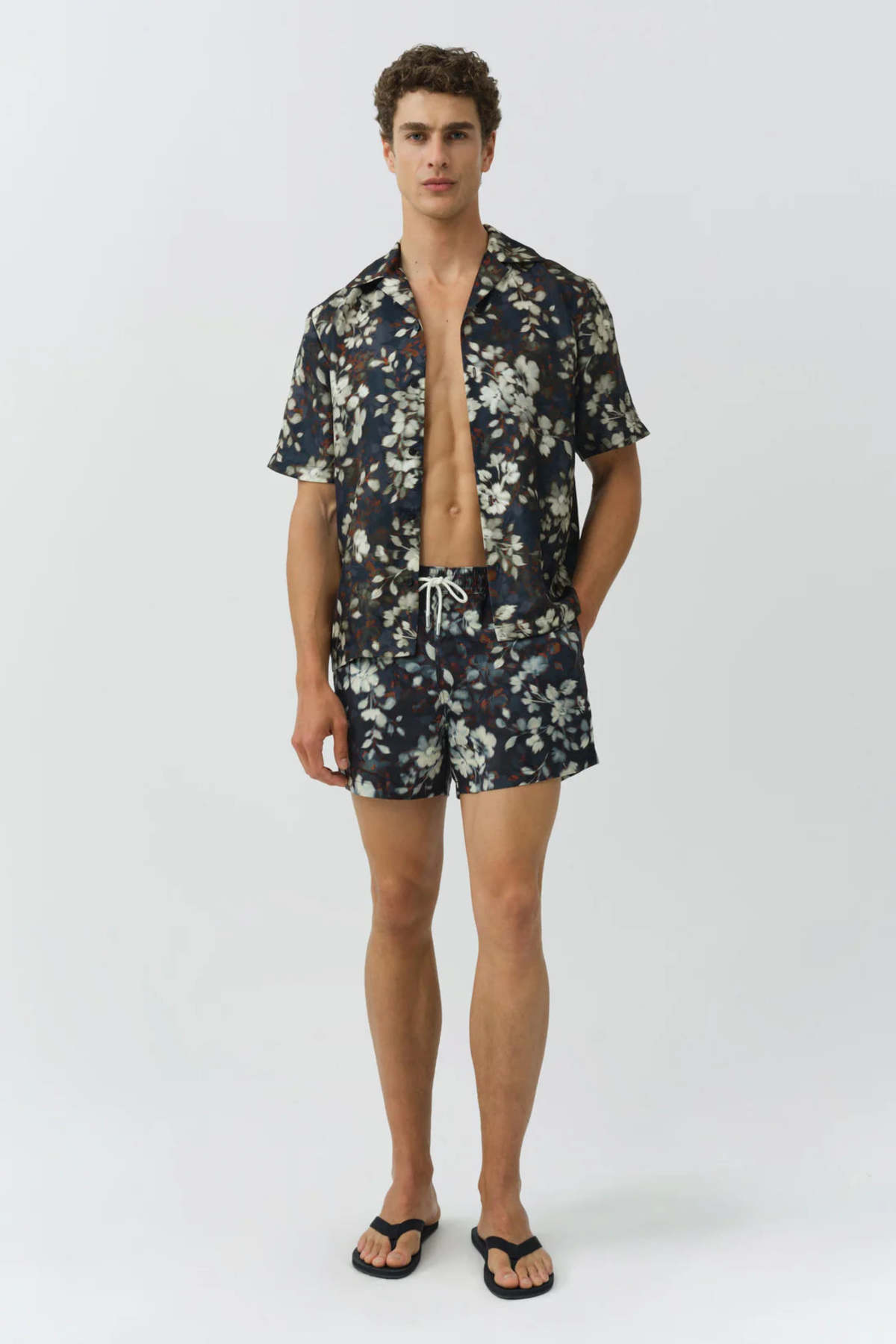 Jonathan Simkhai Malachi Swim Shorts - Floral Print - Image 2 of 3