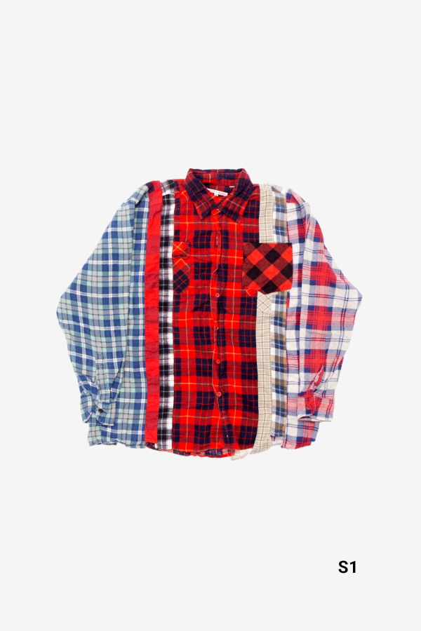 Needles Rebuild 7 Cuts Flannel Shirt
