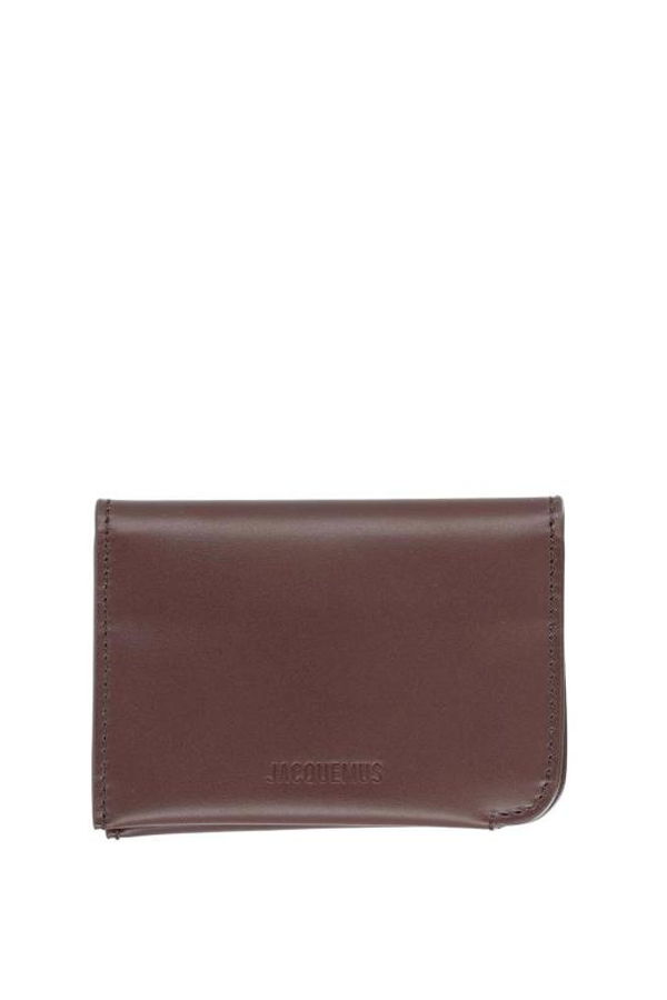Jacquemus Business Card Wallet - Midnight Brown