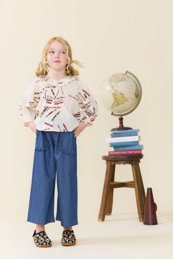 KIDS Pink Chicken Bailey Ruffle Pocket Pants