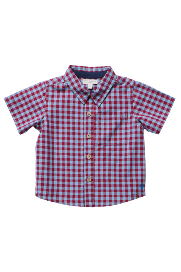 KIDS Pink Chicken Jack Button Shirt