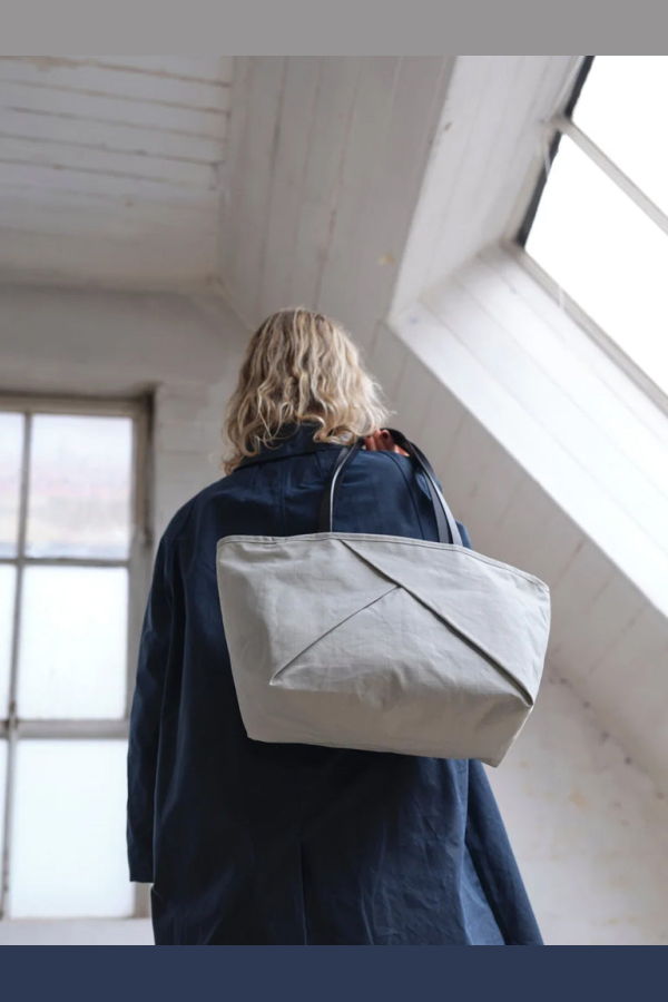Kate Sheridan Grid Origami Tote Bag