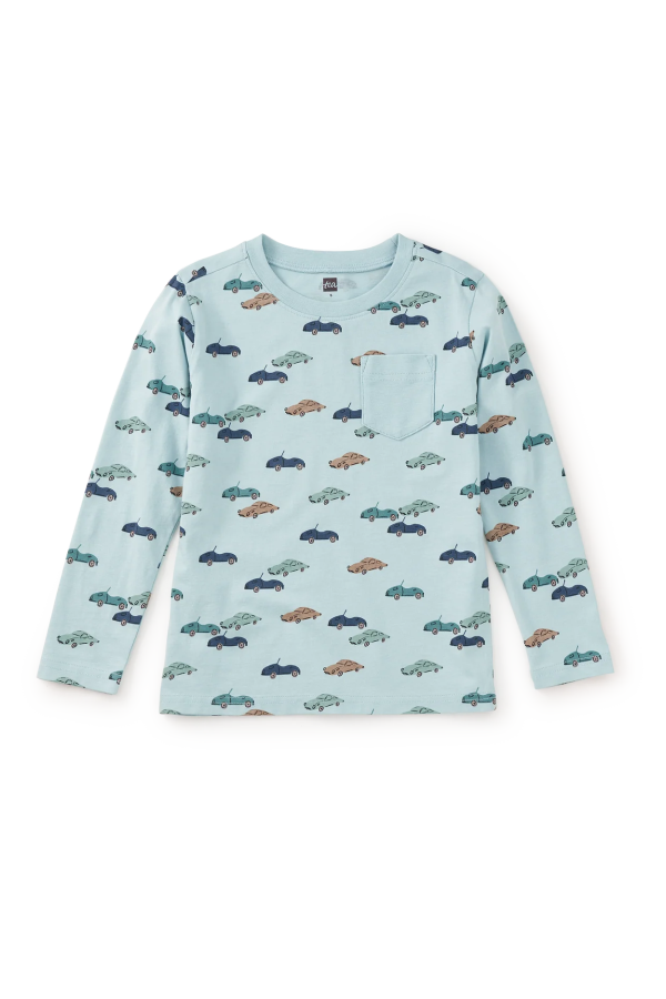 KIDS Tea Collection Long Sleeve Pocket Tee