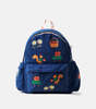 KIDS Tinycottons Tiny Apples Patch Denim Backpack - Thumbnail 1