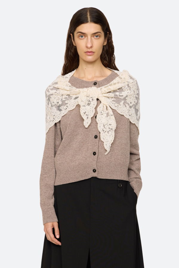 Sea NY Kirra Cardigan - Taupe
