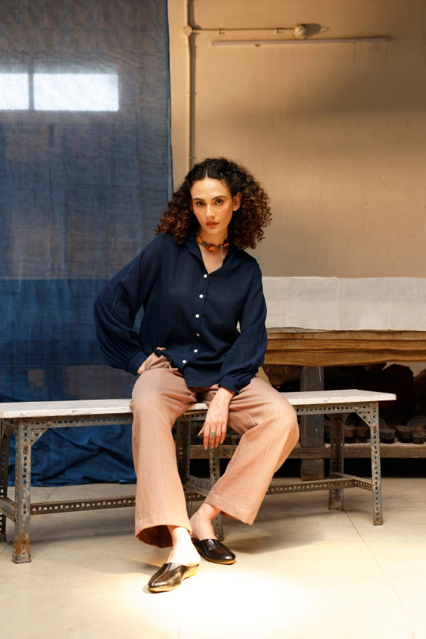 IKKIVI Kattha Dyed Earthbound Pant - Light Brown