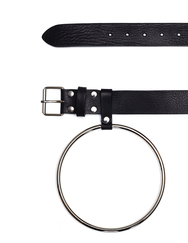 小物 vetements ring leather belt Vetements Leather Ring Belt - Black | Garmentory