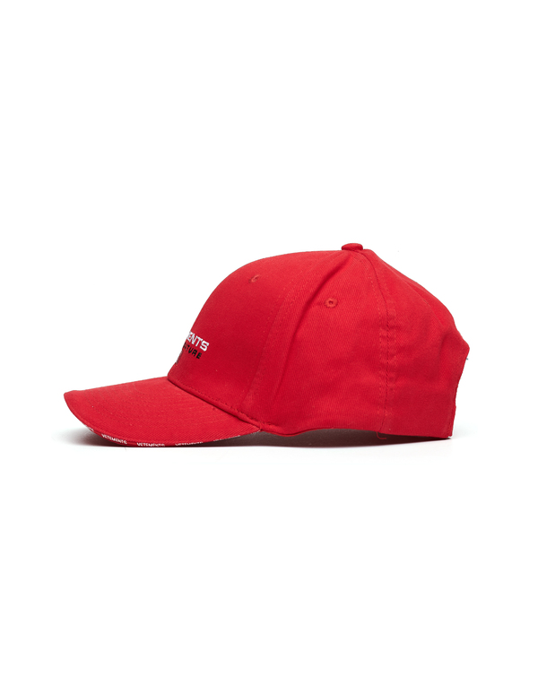Vetements Haute Couture Embroidered Cap - Red | Garmentory