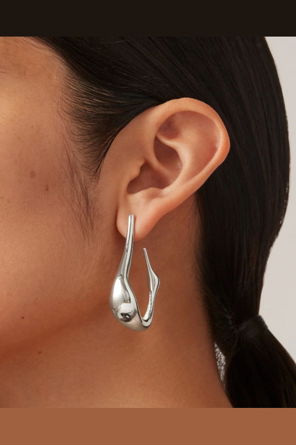 Jenny Bird Colette Hoops - Silver