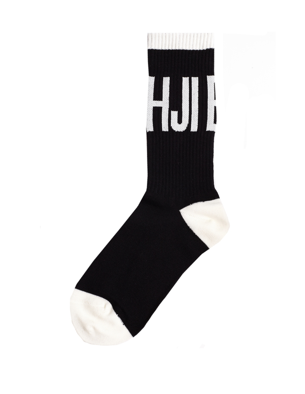 Yohji Yamamoto Logo Socks - Black/White Yohji Yamamoto Logo Socks - Black/White
