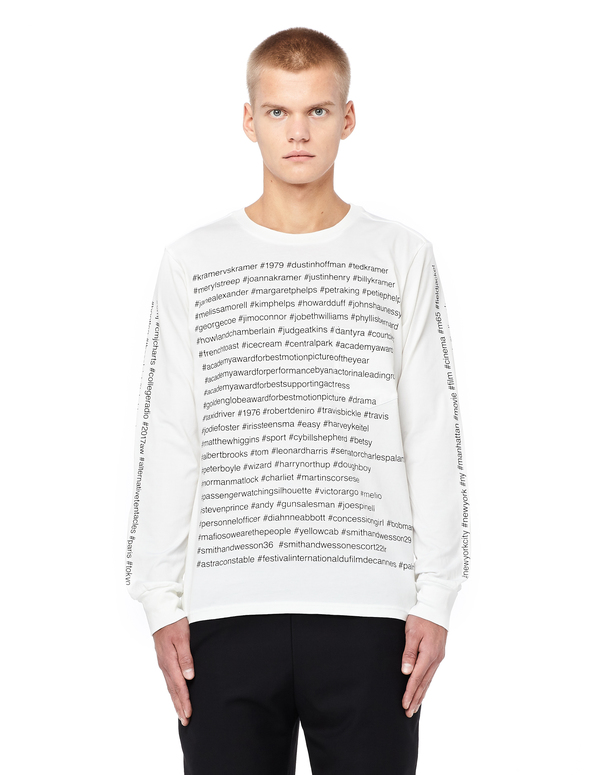【SATIIIZ】Kimon Spray Long Sleeve T-Shirt The-Soloist-Printed-long-