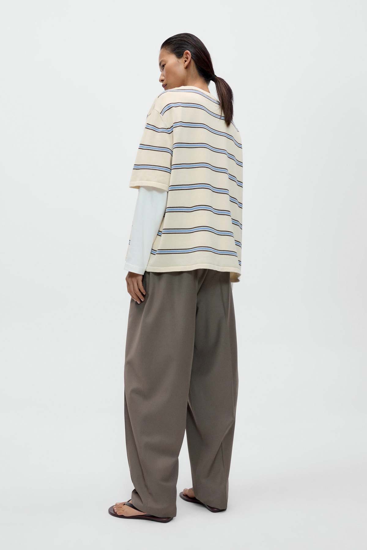 Cordera Organic Cotton Striped T-Shirt - Image 2 of 6