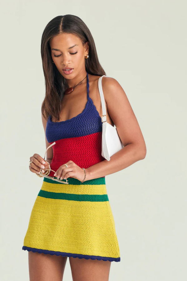 Ser.o.ya Norma Dress Multi Stripe
