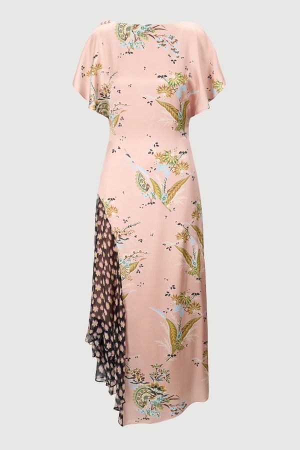 Staud Fawn Silk Dress - Pink