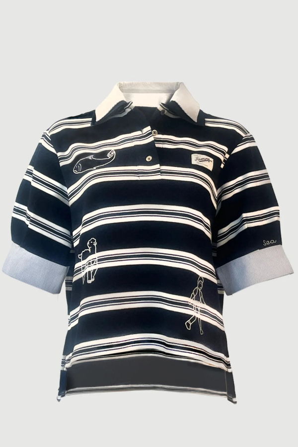 Sea NY Mina Polo Top - Blue