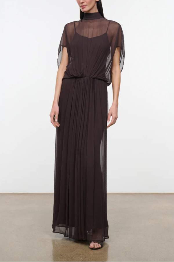 Staud Viviana Dress - Brown