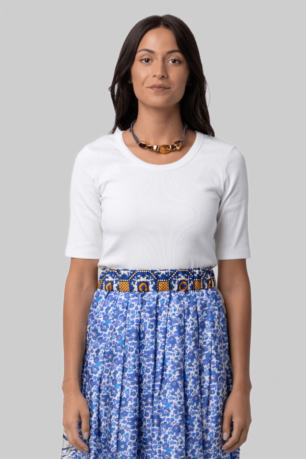 Odeeh Jersey Cotton T-Shirt - Milk