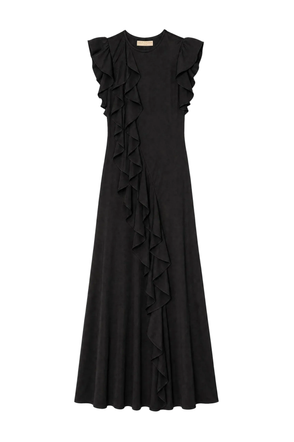 Ulla Johnson Ameline Sleeveless Silk Dress - Noir