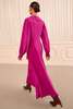 Ulla Johnson Sabrina Long Sleeve Silk Dress - Orchid - Thumbnail 3