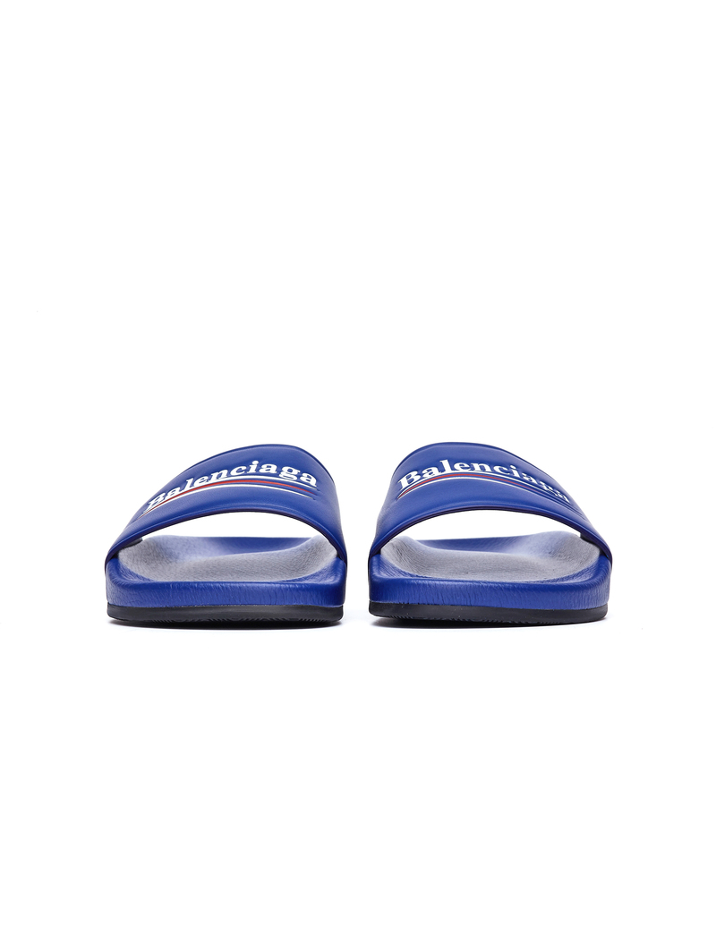 25SS new/BALENCIAGA ロゴラバースライドサンダル Sandal Blue BALENCIAGA LOGO SLIDERS - BABY BLUE – SGN CLOTHING