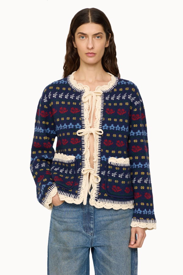 Sea NY Preston Cardigan - Navy
