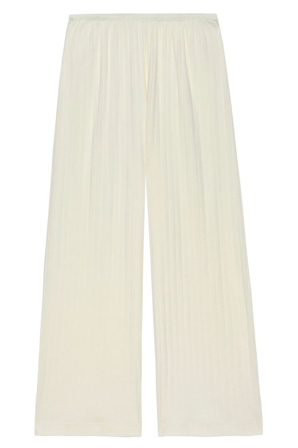 Donni. Pointelle Simple Crop Pant
