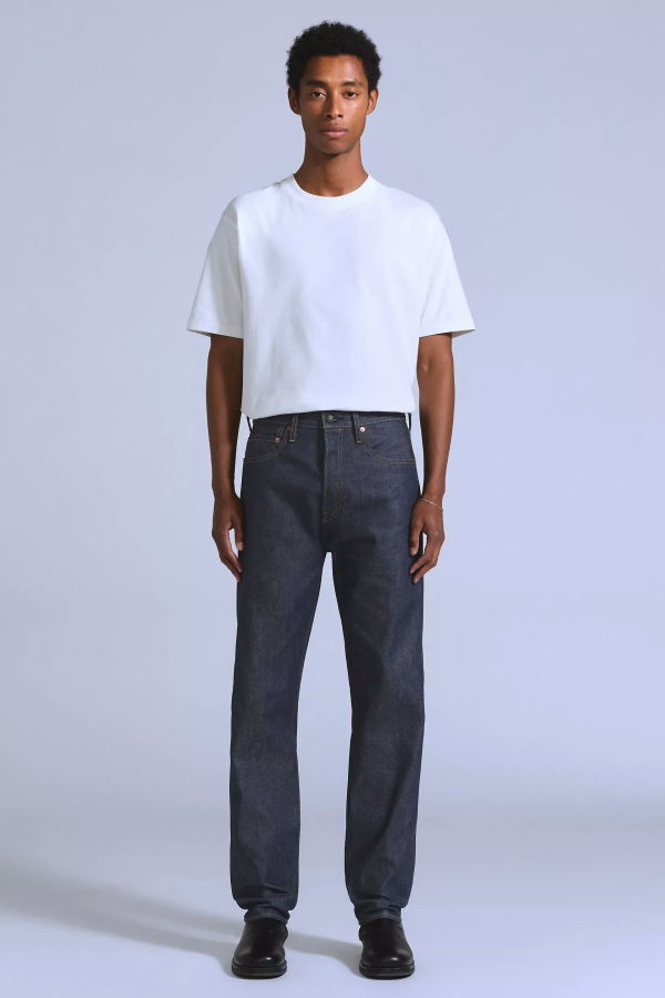 Levi's Blue Tab 1980s 501 Original Selvedge Jeans - Dark Rinse