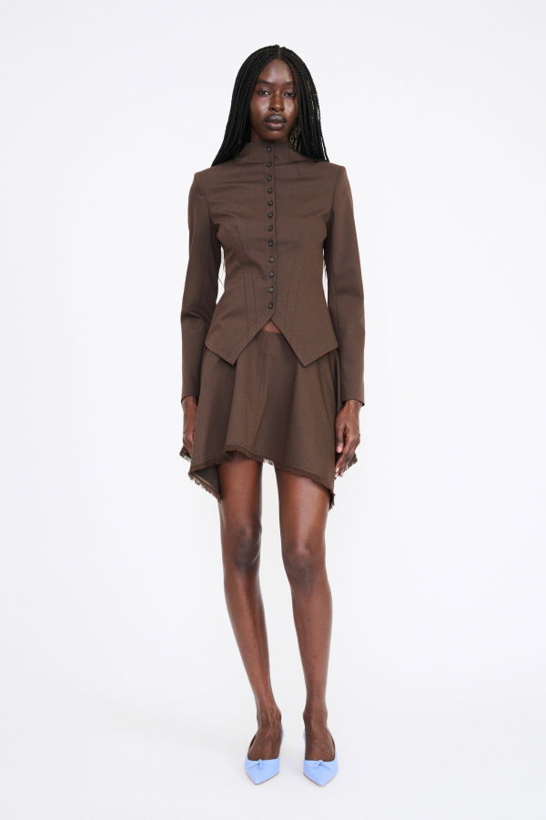 Staud Tyra Skirt - Earth