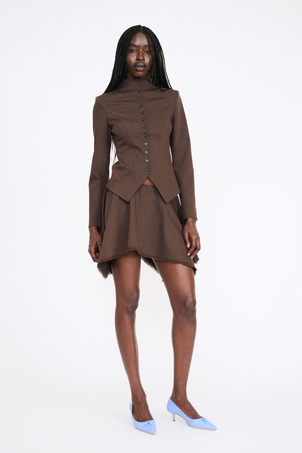 Staud Tyra Skirt - Earth