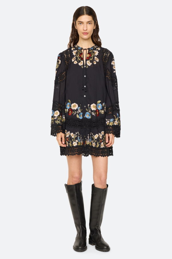 Sea NY Ruwa Mini Dress - Black