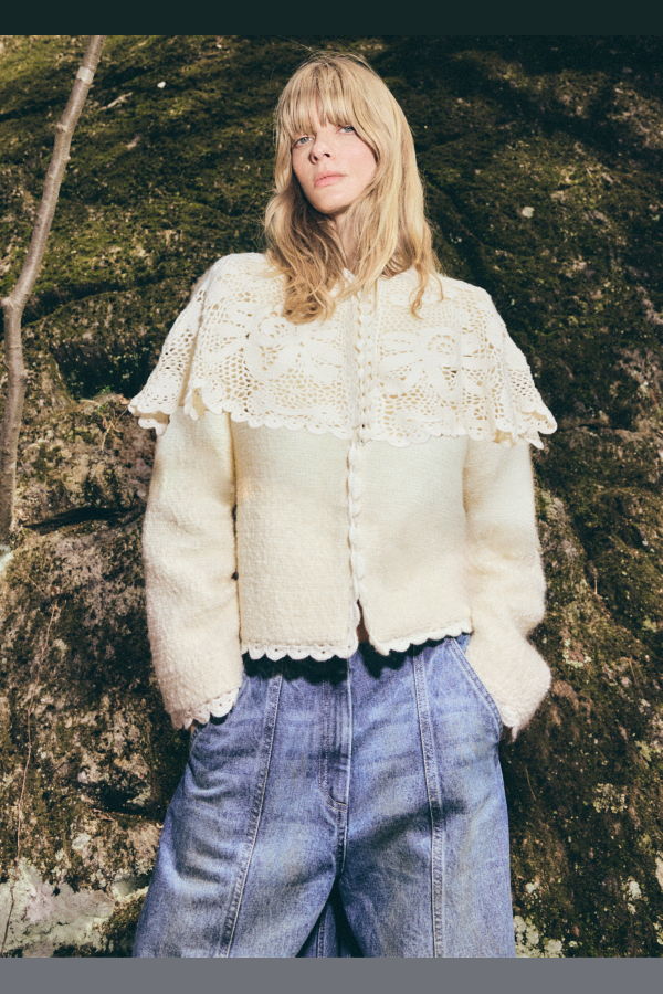 Sea NY Wright Cape Jacket - Cream