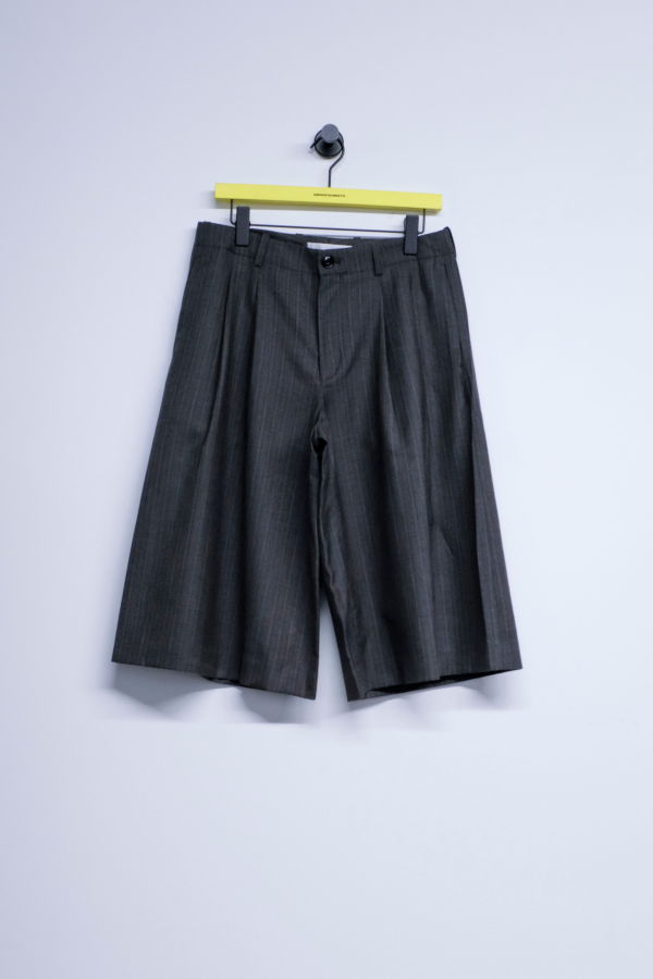 Our Legacy Phase Stripe Motion Woolcot Split Shorts