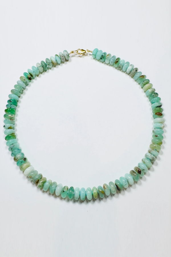 Theodosia Mint Chocolate Chip Candy Necklace