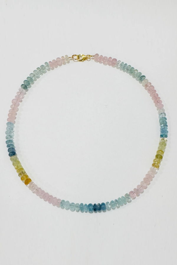 Theodosia Sunset Aquamarine Necklace