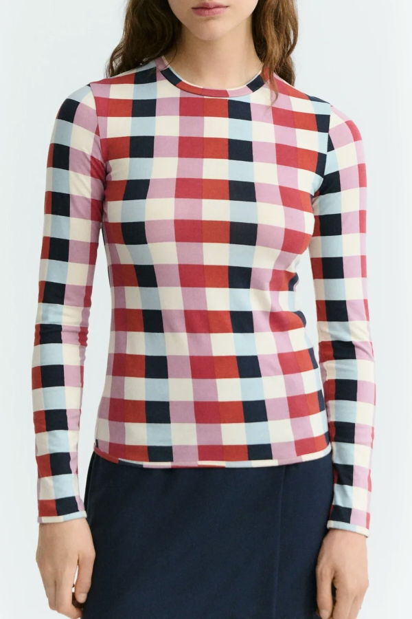 Thinking MU Brisa Top Cheshire Check