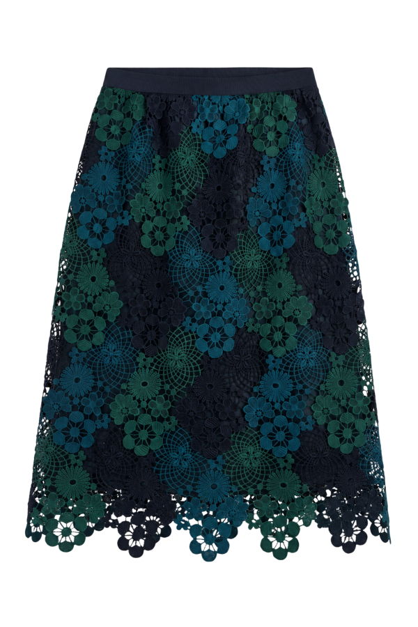 Cartolina Catherine Lace Midi Skirt
