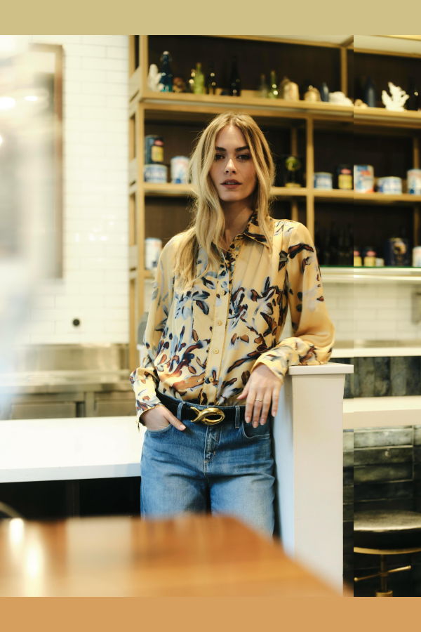 Cartolina Lilliana Shirt - Lake Bluff Floral
