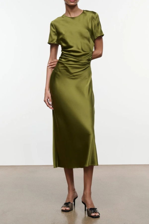 Staud Marcel Dress - Pear