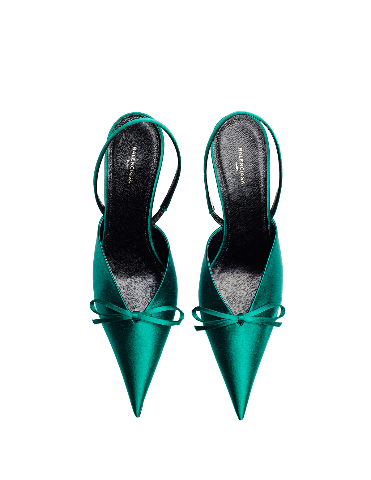 Balenciaga Knife Slingback Mules - Green | Garmentory