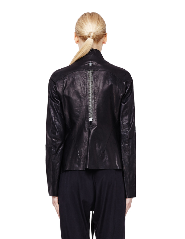 ジャケット・アウター ISAAC SELLAM leather jacket Isaac Sellam Experience high-neck Leather Jacket | Black | FARFETCH