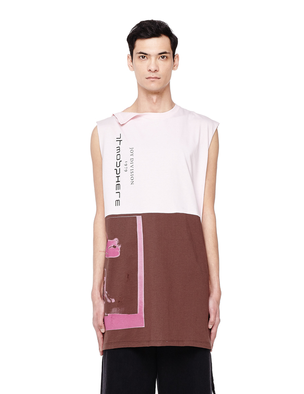 Raf Simons Printed Tank Top - Pink | Garmentory Raf Simons Printed Tank Top - Pink | Garmentory