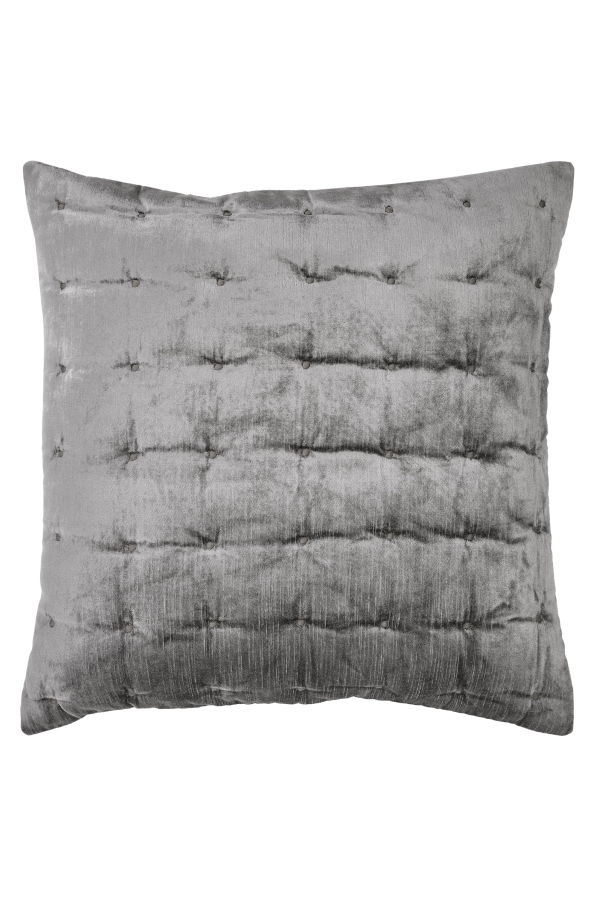 Orchids Lux Home Bailey Tufted Velvet Quilt Sham